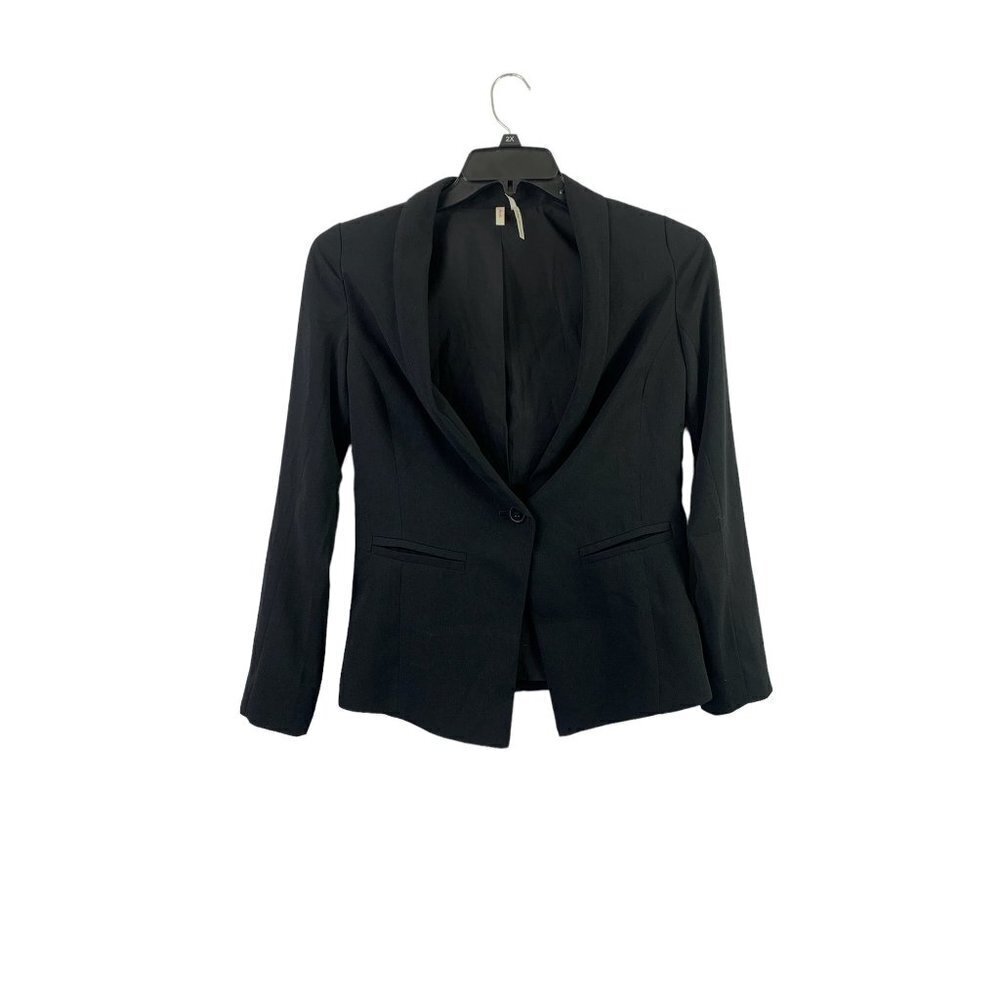 Frenchi Women's Black Lightweight Blazer